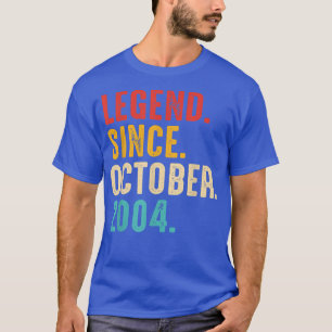 Legend Seit Oktober 2004 18. Geburtstag 18 Jahre T-Shirt