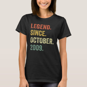 Legend Seit Oktober 2009 13. Geburtstag 13 Jahre T-Shirt