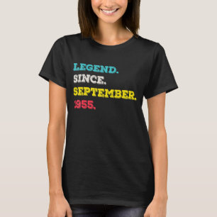 Legend Seit September 1955 67. Geburtstag 67 Jahre T-Shirt