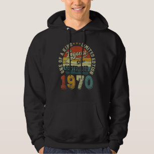 Legend Seit September 1970 52 Jahre alt 52. Geburt Hoodie