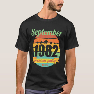 Legend Seit September 1982 40 Jahre 40 Jahre 40 Ge T-Shirt
