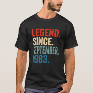 Legend Seit September 1983 39. Geburtstag 39 Jahre T-Shirt