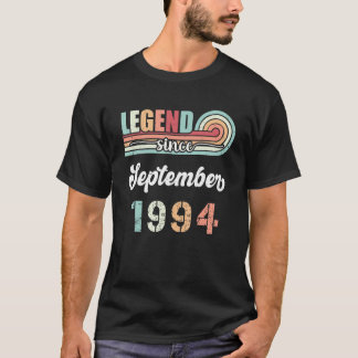 Legend Seit September 1994 28 Jahre alt Vintag B T-Shirt