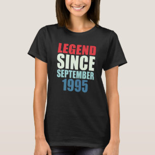 Legend Seit September 1995 27. Geburtstag T-Shirt