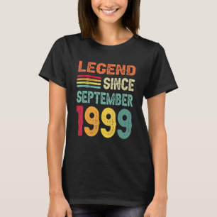Legend Seit September 1999 23. Geburtstag 23 Jahre T-Shirt