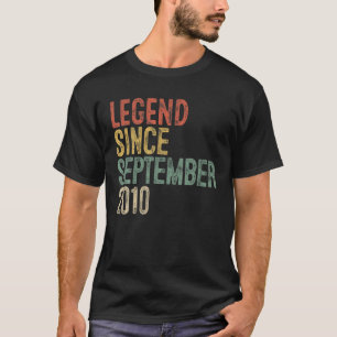 Legend Seit September 2010 10te Geburtstagsgeschen T-Shirt