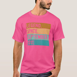 Legend Seit September 2011 11. Geburtstag 11 Jahr T-Shirt