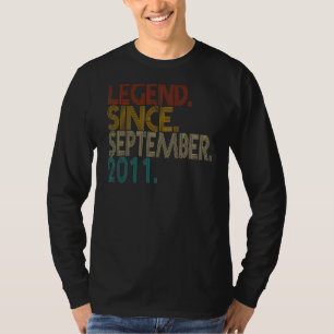 Legend Seit September 2011 11 Jahre alt 11. Geburt T-Shirt