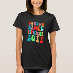 Legend Seit September 2011 Vintager Geburtstag Ret T-Shirt
