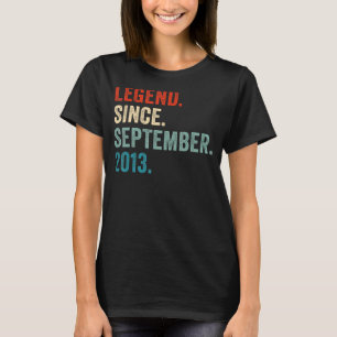 Legend Seit September 2013 9. Geburtstag 9 Jahr O T-Shirt