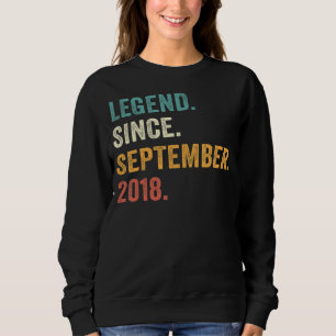 Legend Seit September 2018 4. Geburtstag 4 Jahr O Sweatshirt