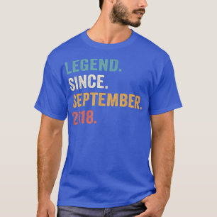 Legend Seit September 2018 4. Geburtstagsgeschenk  T-Shirt