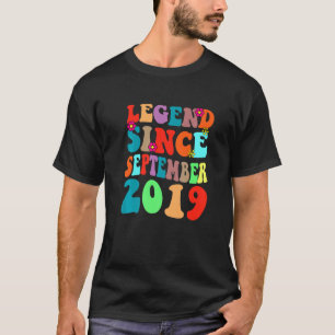 Legend Seit September 2019 Vintager Geburtstag Ret T-Shirt