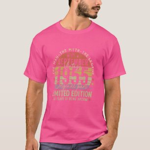 Legend September 1955 Vintag 69. Geburtstag Made i T-Shirt