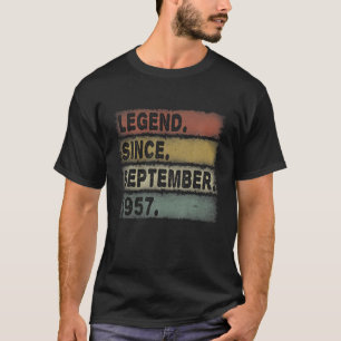Legend September 1957 64. Geburtstag Retro Mens 64 T-Shirt