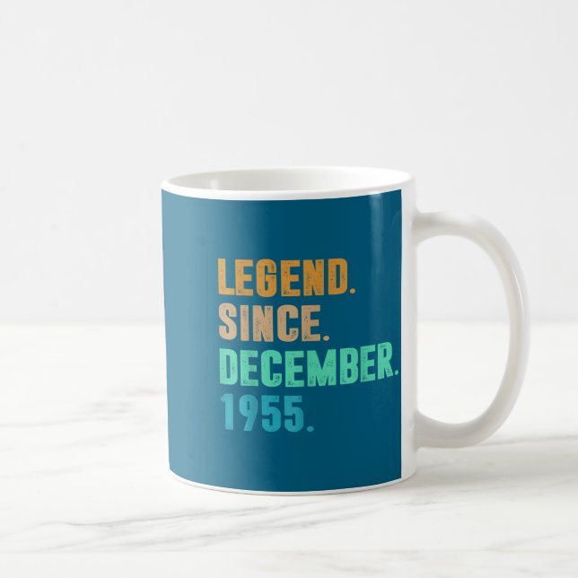 Legend Since December 1955 Birth Of Birthday 1955  Kaffeetasse (Rechts)