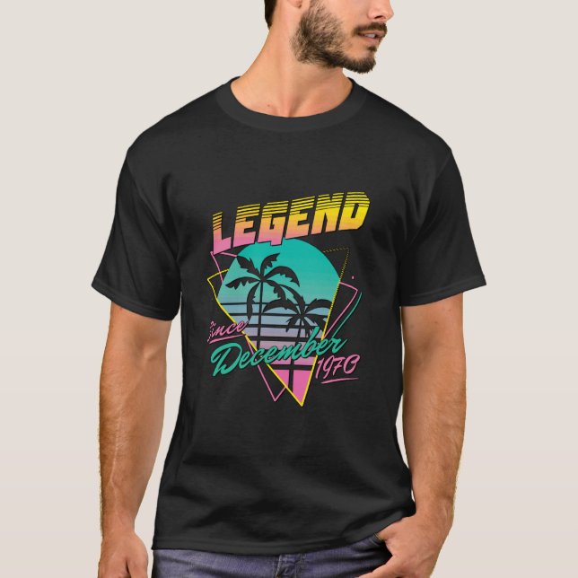 Legend Since December 1970 T-Shirt (Vorderseite)