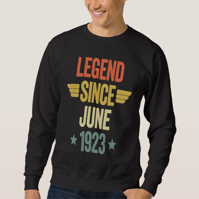 Legend Since June 1923 Sweatshirt (Vorderseite)