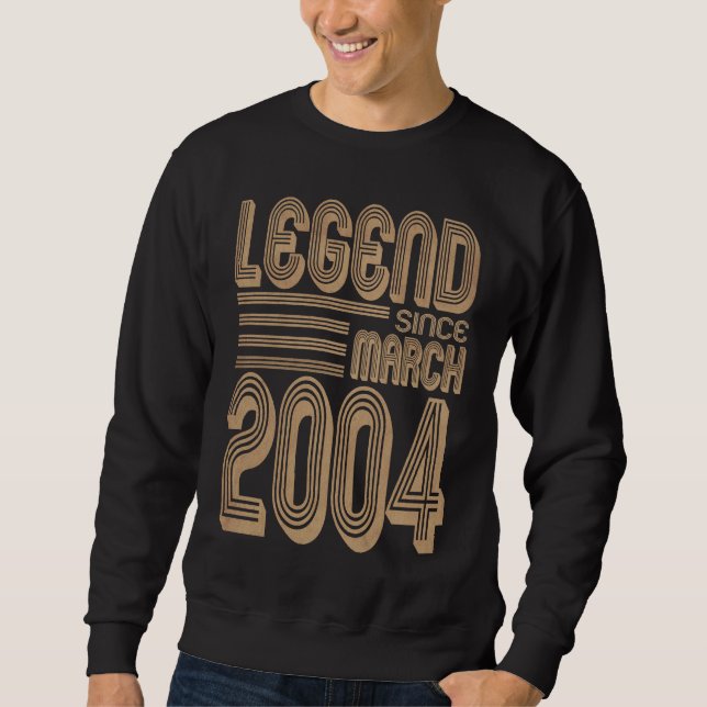 Legend since March 2004 18th anniversary Sweatshirt (Vorderseite)