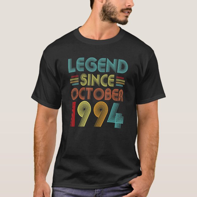 Legend Since October 1994 28 Years Old 28th Birthd T-Shirt (Vorderseite)