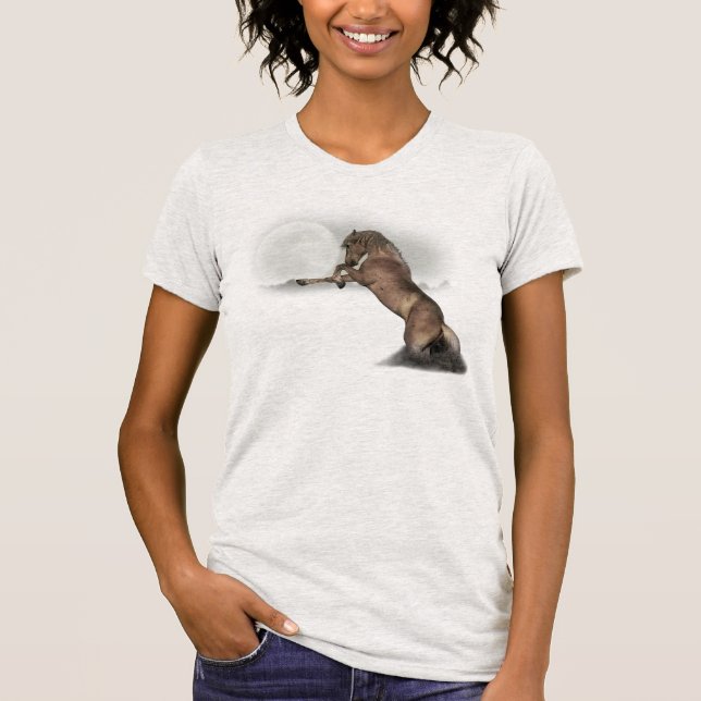 Legend T - Shirt Wild Mustang "Merlot" (Vorderseite)