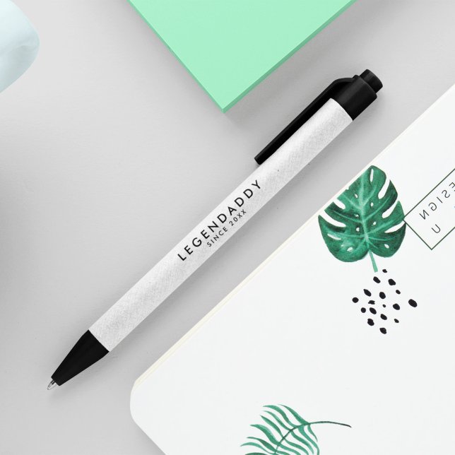 Legendaddy für legendäre Vater, einfach minimalist Kugelschreiber (pen for dads)