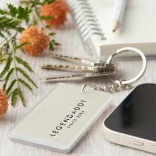 Legendaddy für legendäre Vater, einfach minimalist Schlüsselanhänger