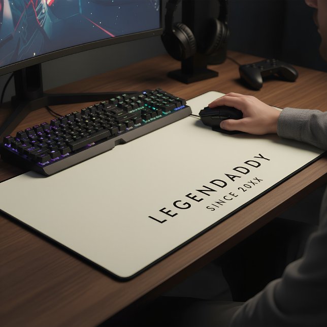 Legendaddy für Vater Desk Mat Schreibtischunterlage (gaming desk mat for dads)