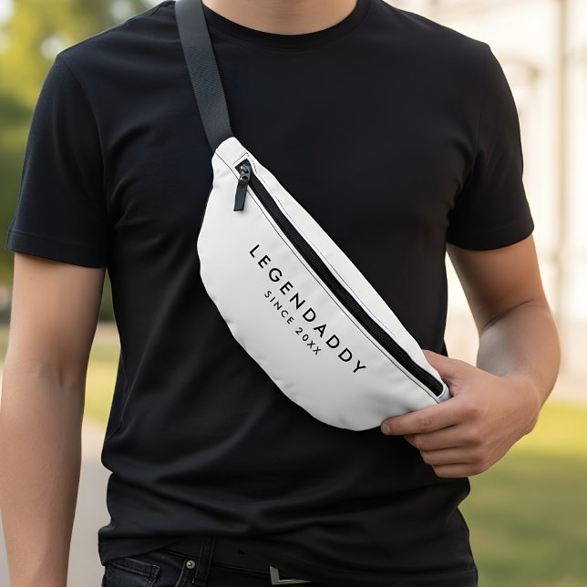 Legendaddy seit für legendäre Vater minimalistisch Bauchtasche (fanny pack for dad)