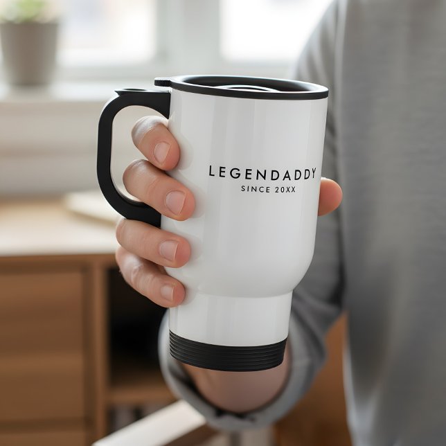 Legendaddy seit für legendäre Vater minimalistisch Reisebecher (travel mug for dad)