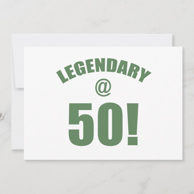 Legendär bei 50 (Vorderseite)
