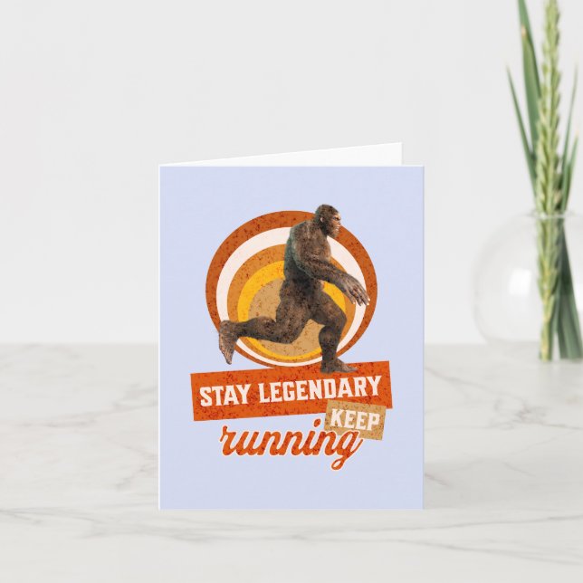 Legendär bleibe, Behaltend Funny Bigfoot (Vorderseite)