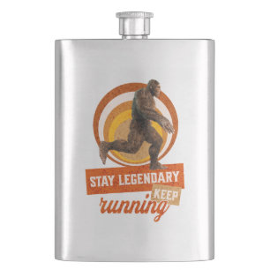 Legendär bleibe, Behaltend Funny Bigfoot Flachmann