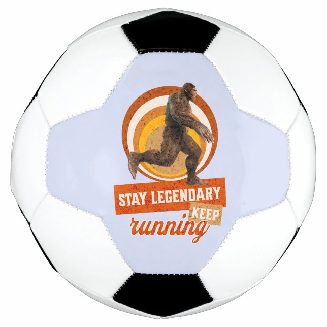 Legendär bleibe, Behaltend Funny Bigfoot Fußball (Vorderseite)