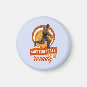 Legendär bleibe, Behaltend Funny Bigfoot Magnet
