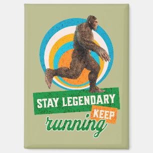Legendär bleibe, Behaltend Funny Bigfoot Magnet