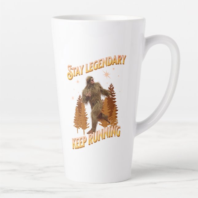 Legendär bleibe, Behaltend Funny Bigfoot Milchtasse (Rechts)