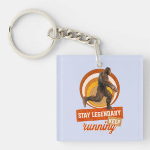 Legendär bleibe, Behaltend Funny Bigfoot Schlüsselanhänger