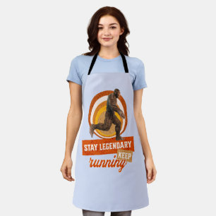Legendär bleibe, Behaltend Funny Bigfoot Schürze