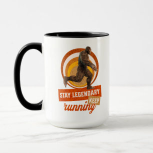 Legendär bleibe, Behaltend Funny Bigfoot Tasse