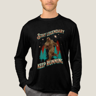 Legendär bleibe, Behaltend Funny Bigfoot Tri-Blend Shirt