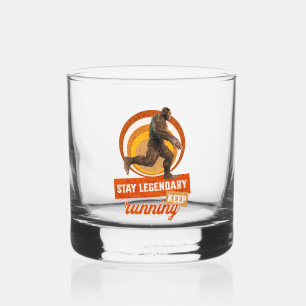 Legendär bleibe, Behaltend Funny Bigfoot Whiskyglas