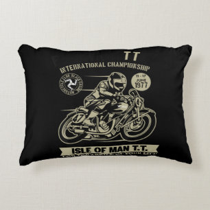 Legendär mit Motorrad-Rennsport-Kunstgeschenk Dekokissen