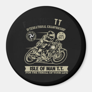 Legendär mit Motorrad-Rennsport-Kunstgeschenk Magnet