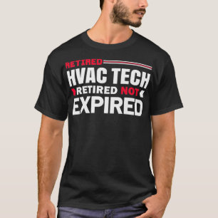 Legendär Ruhestand HVAC Tech Cool Funny Retiremen T-Shirt