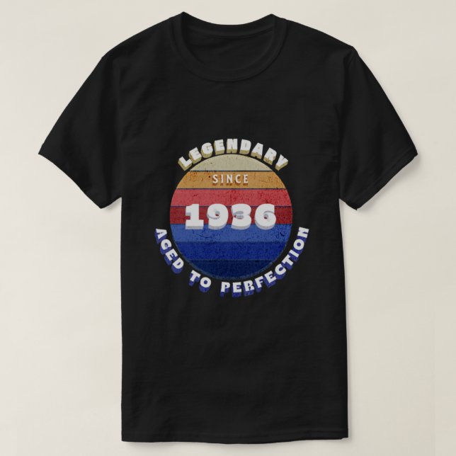 Legendär seit 1936 Retro T-Shirt (Design vorne)