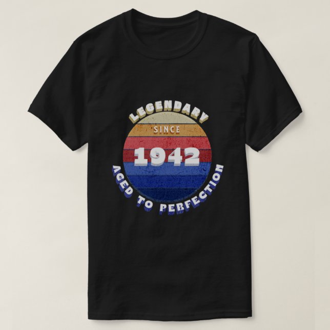 Legendär seit 1942 Retro T-Shirt (Design vorne)