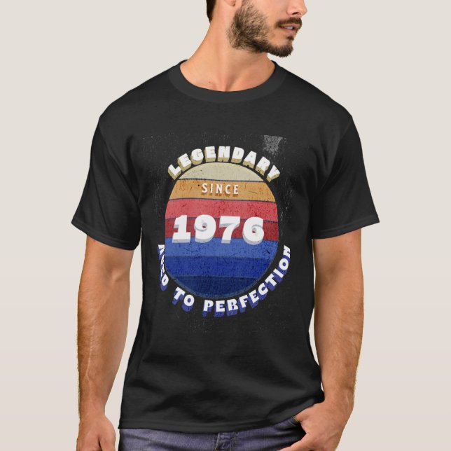 Legendär seit 1976 Retro T-Shirt (Vorderseite)