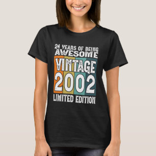 Legendär seit 2002 Limited Edition 24. Geburtstag T-Shirt