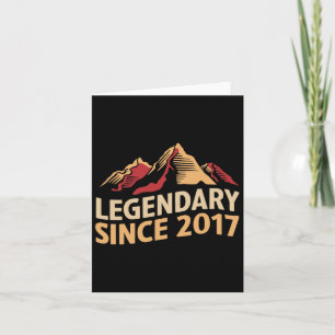 Legendär seit 2017 Geburtstag Wandern Wanderer Ber Karte